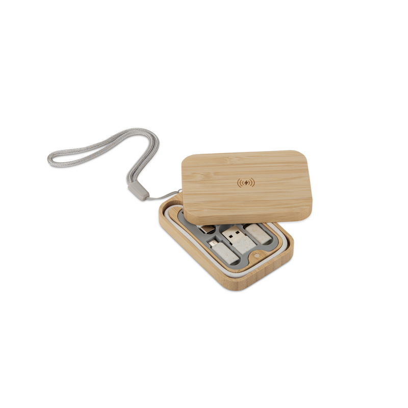 Zestaw kabli do ładowania z ładowarką indukcyjną BUMO