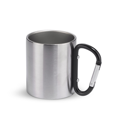 Kubek z karabińczykiem CAMPIC 200 ml