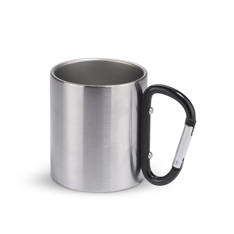 Kubek z karabińczykiem CAMPIC 200 ml