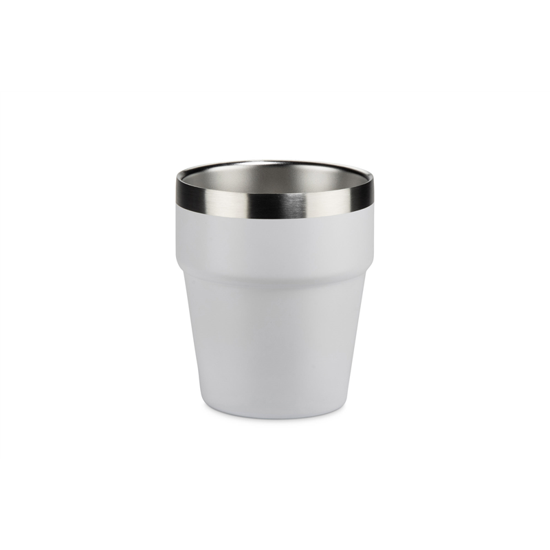 Kubek z recyklingowanej stali nierdzewnej MAKEL 300 ml