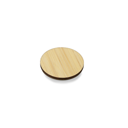 Przypinka bambusowa ROUND