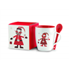Kubek z łyżeczką 250ml CLAUS
