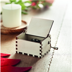 Drewniana pozytywka świąteczna BOXMAS