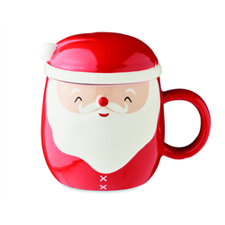 Kubek ceramiczny z pokrywką SANTA