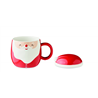 Kubek ceramiczny z pokrywką SANTA