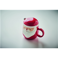Kubek ceramiczny z pokrywką SANTA