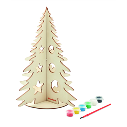 Drewniana choinka DIY TREE AND PAINT