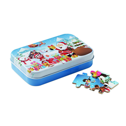 Świąteczne, drewniane puzzle PAZURU