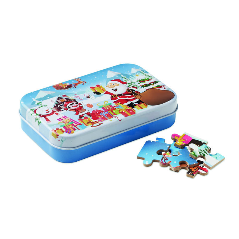Świąteczne, drewniane puzzle PAZURU