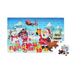 Świąteczne, drewniane puzzle PAZURU