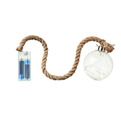 Szklana bombka lampka LED BAUBLI
