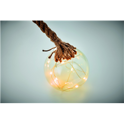 Szklana bombka lampka LED BAUBLI
