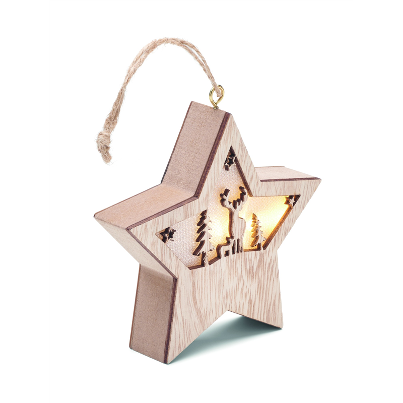 Gwiazda z MDF z lampką STARLIGHT