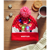 Świąteczna czapka dzianina LED SHIMAS LIGHT