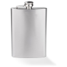 Piersiówka NEVIS 240 ml metalowa srebrna