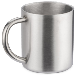 Kubek SALO 210 ml metalowy srebrny