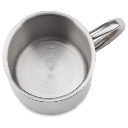 Kubek SALO 210 ml metalowy srebrny