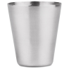 Zestaw kieliszków CHEERS 30 ml - 4 szt. skórzany metalowy srebrny