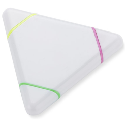 Zakreślacz TRIANGLE plastikowy biały