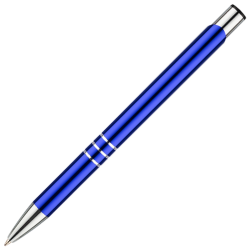 Długopis KALIPSO automatyczny metalowy niebieski końcówka 1,0 mm