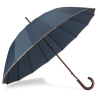 Parasol EVITA 16 panelowy wodoodporny drewniany granatowy 1120 mm