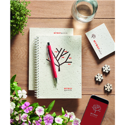 Notes A5 z papieru siewnego SEED BOOK