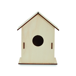 Drewniany domek dla ptaków DIY PAINTHOUSE