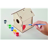 Drewniany domek dla ptaków DIY PAINTHOUSE