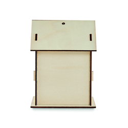 Drewniany domek dla ptaków DIY PAINTHOUSE