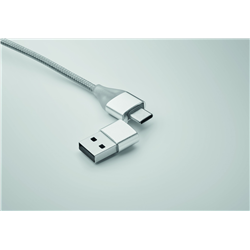 Kabel ładujący 4 w 1 typu C BLUE