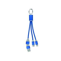 Kabel ładujący 4 w 1 typu C BLUE