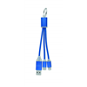 Kabel ładujący 4 w 1 typu C BLUE