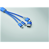 Kabel ładujący 4 w 1 typu C BLUE