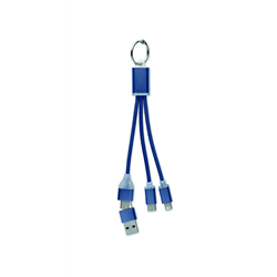 Kabel ładujący 4 w 1 typu C BLUE