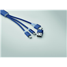 Kabel ładujący 4 w 1 typu C BLUE