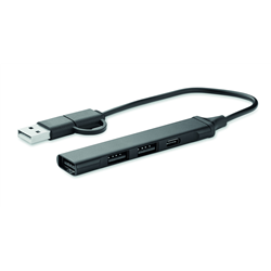 Hub USB z 4 portami 19 cm CURRENT