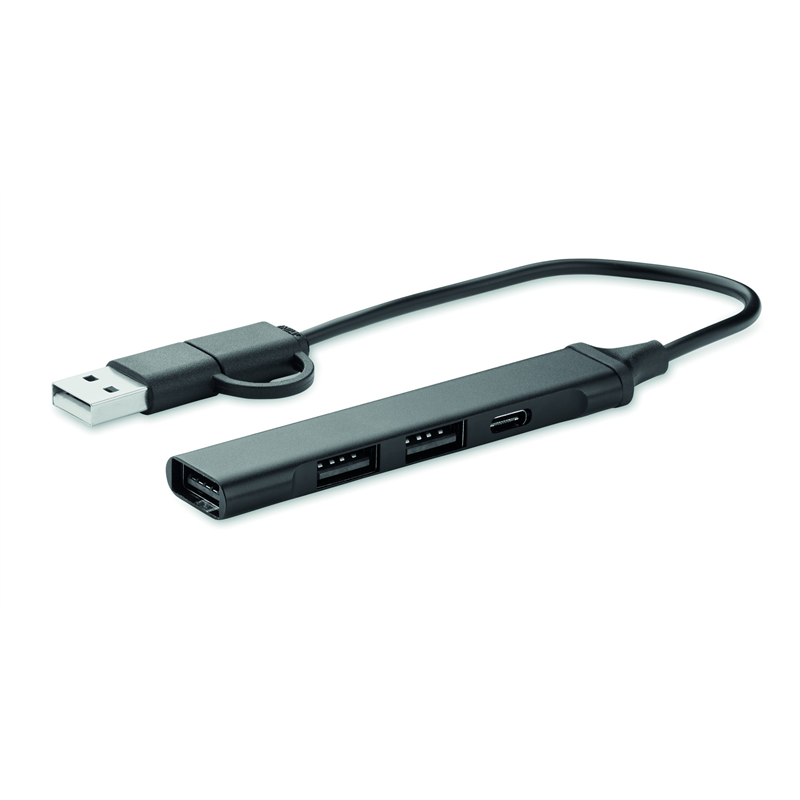 Hub USB z 4 portami 19 cm CURRENT