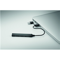 Hub USB z 4 portami 19 cm CURRENT