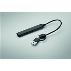 Hub USB z 4 portami 19 cm CURRENT