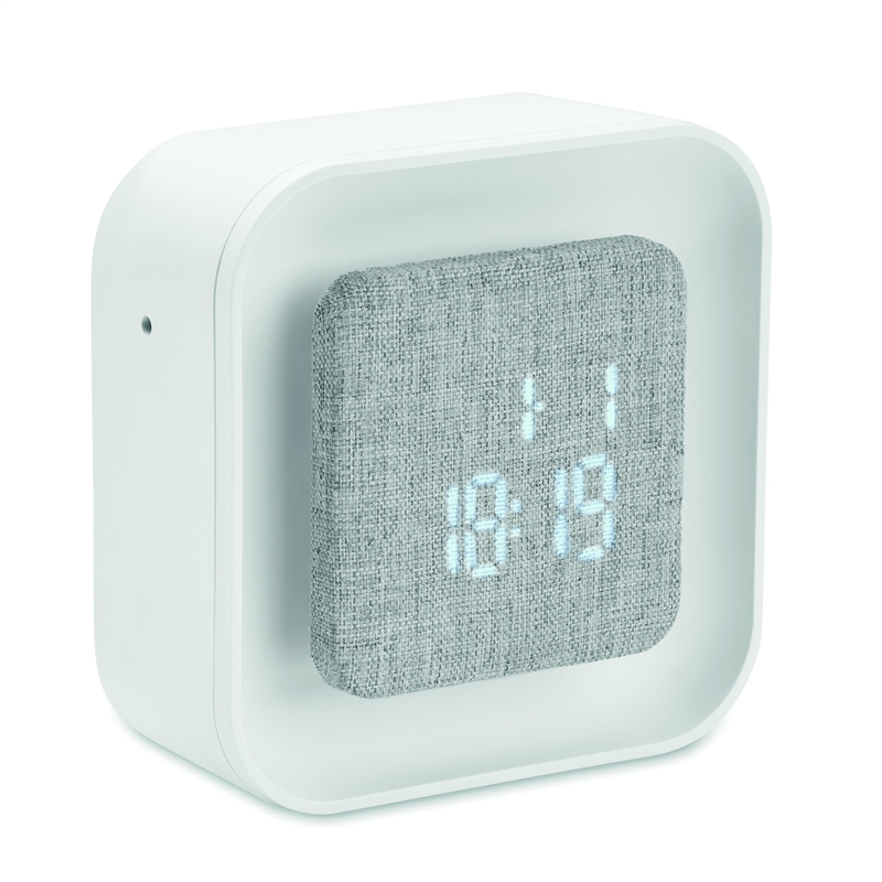 Budzik ABS/RPET z recyklingu LUCE