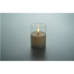 Świeca woskowa LED w szkle XANDLE+