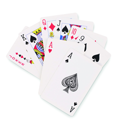Zestaw klasycznych kart do gry PLAYCARD