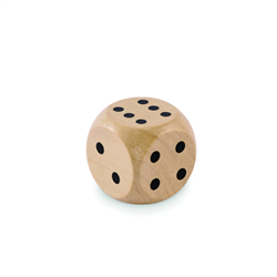 Kostki do gry średnica 3 cm DADIN