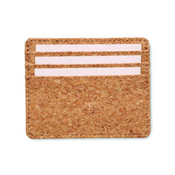 Korkowe etui na karty z RFID WALLK