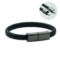 Pleciona bransoletka z USB-C FAULETI CHARGE