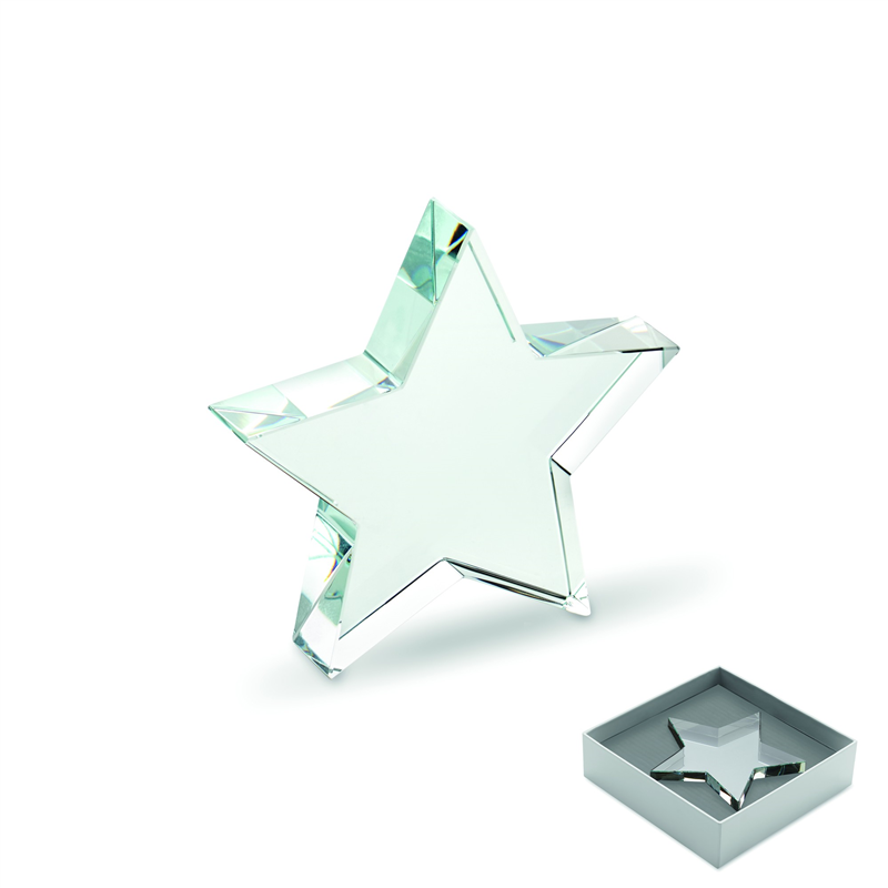 Szklana statuetka gwiazda STARWARD