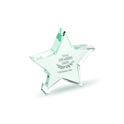 Szklana statuetka gwiazda STARWARD