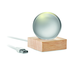 Szklana kula LED LIGHT
