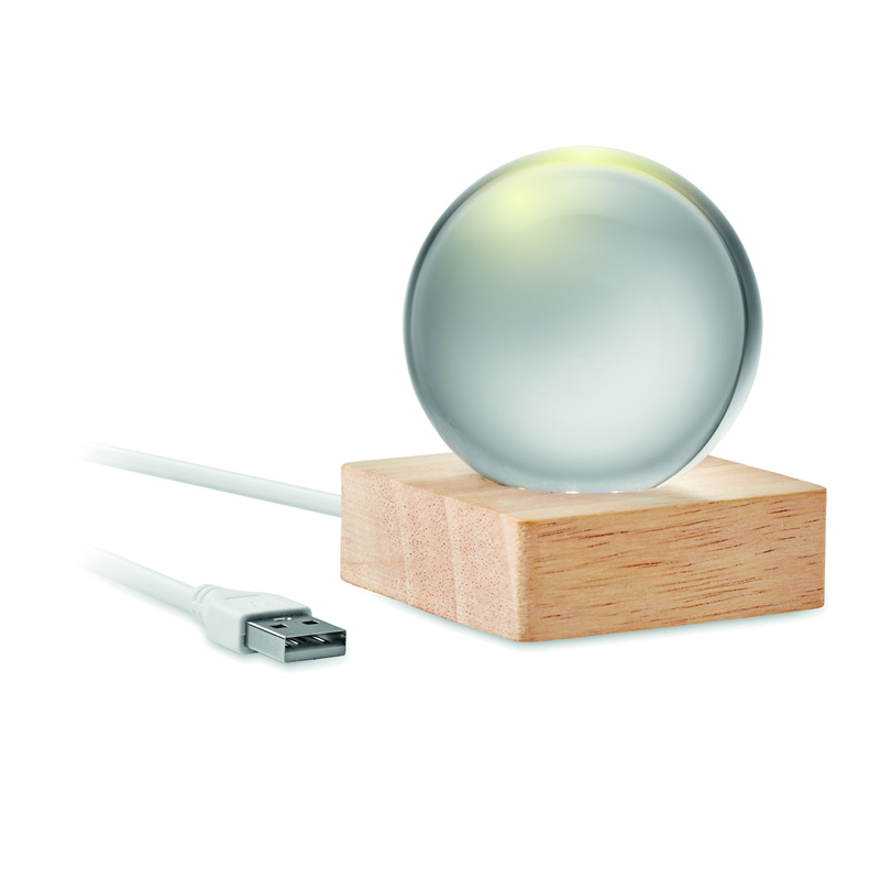 Szklana kula LED LIGHT