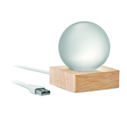 Szklana kula LED LIGHT